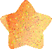 sparkly yellow heart